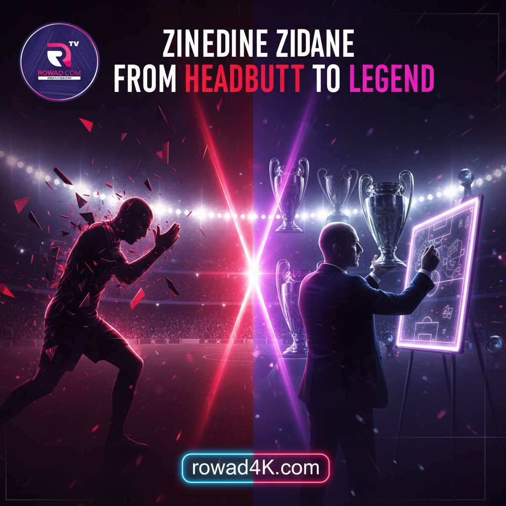 زيدان بين النطحة الشهيرة والمجد: قصة الأسطورة الفرنسية من أصول جزائرية كلاعب ومدرب