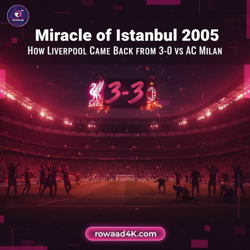 معجزة إسطنبول 2005 | ليفربول ضد ميلان: كيف حدثت المعجزة من 0-3 إلى 3-3؟