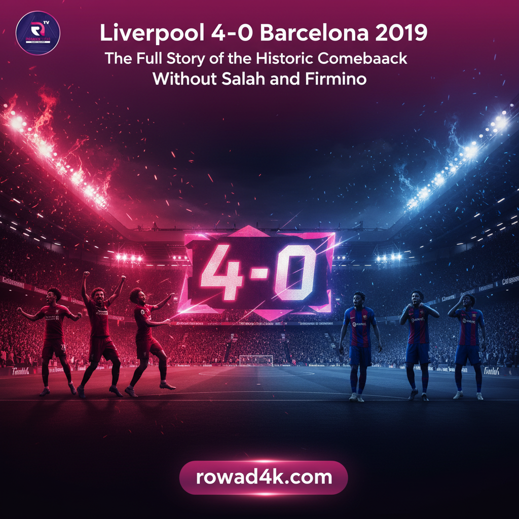 ليفربول 4-0 برشلونة 2019: الريمونتادا التاريخية بدون صلاح وفيرمينو