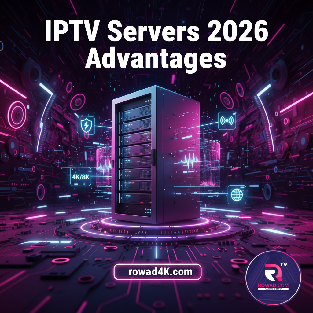 مميزات أقوى سيرفرات IPTV 2026| جودة 4K وثبات وسرعة استجابة مع ROWAD 4K
